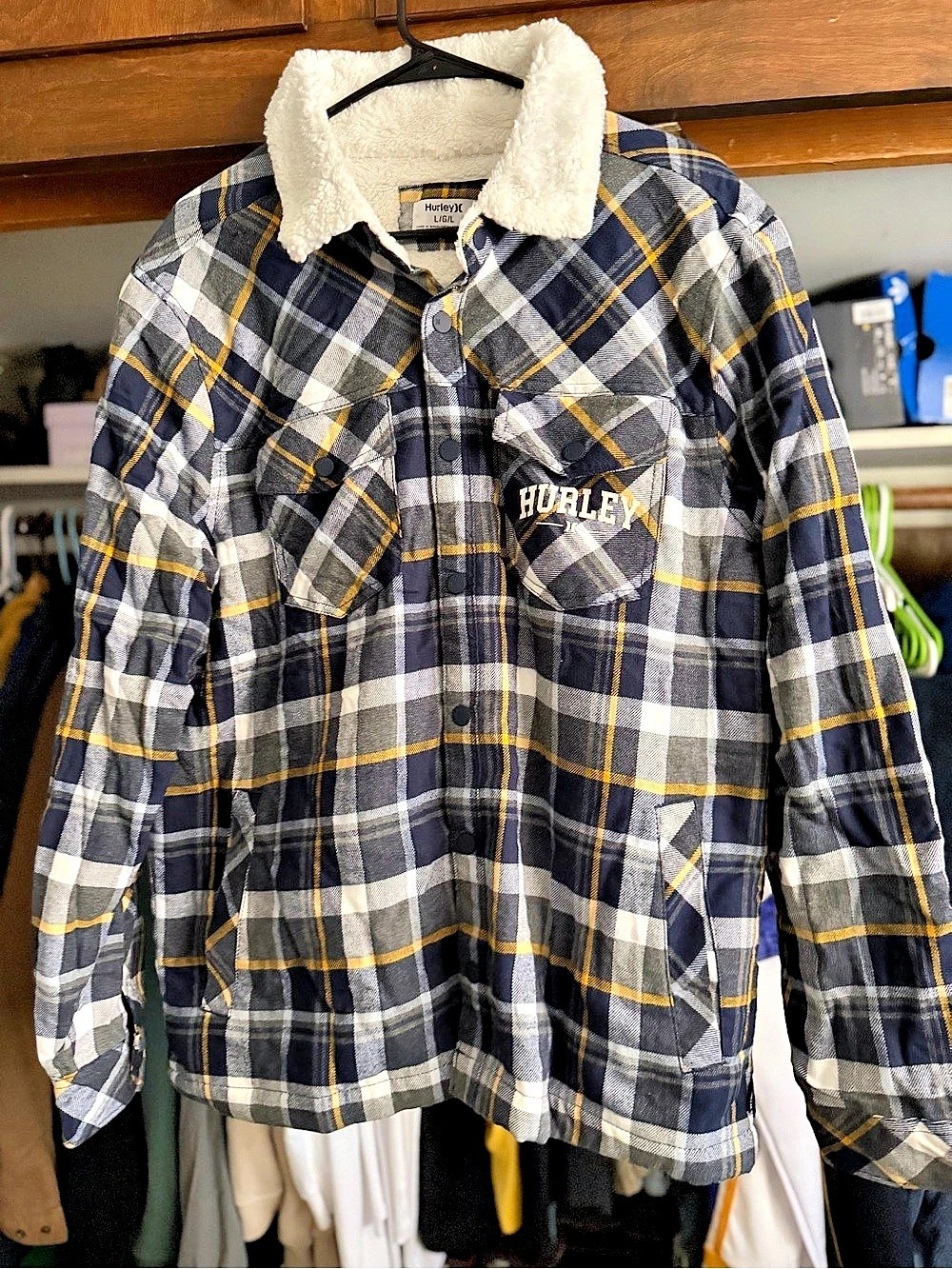 Hurley Sherpa Flannel Jacket